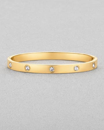 Gold bangle, product photo