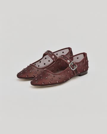 Sam Edelman Michaela Mary Jane Flat, mesh, product photo
